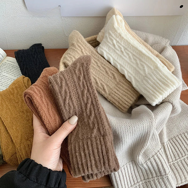 Wärmende Kaschmir-Socken Set