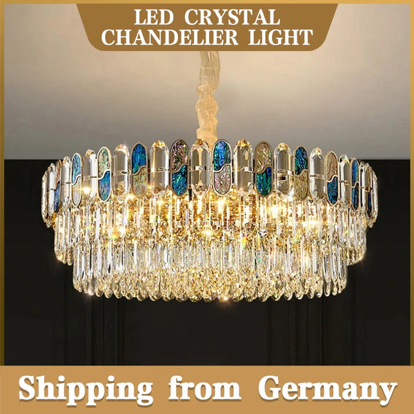 Kristall Pendelleuchte Luxus Licht