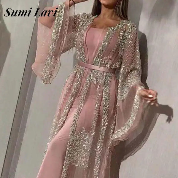 Glanz Vintage Abendkleid mit Schnitt